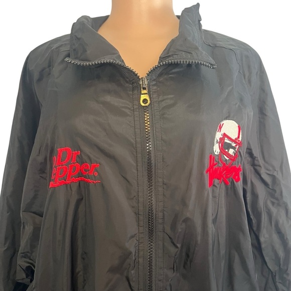Logo Athletic Nebraska Cornhuskers Black Windbreaker Jacket - Picture 4 of 10